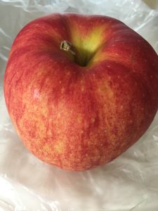 198円のリンゴだ。形はやや無愛想な気がする。