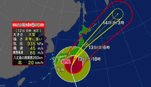 岐阜には、まだ台風は来ていない。